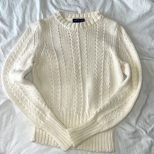 Cream sweater